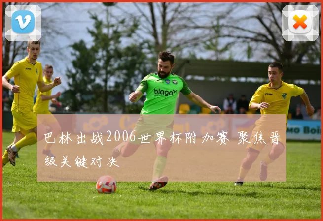 巴林出战2006世界杯附加赛 聚焦晋级关键对决