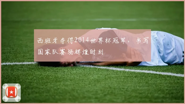 西班牙夺得2014世界杯冠军,书写国家队赛场辉煌时刻